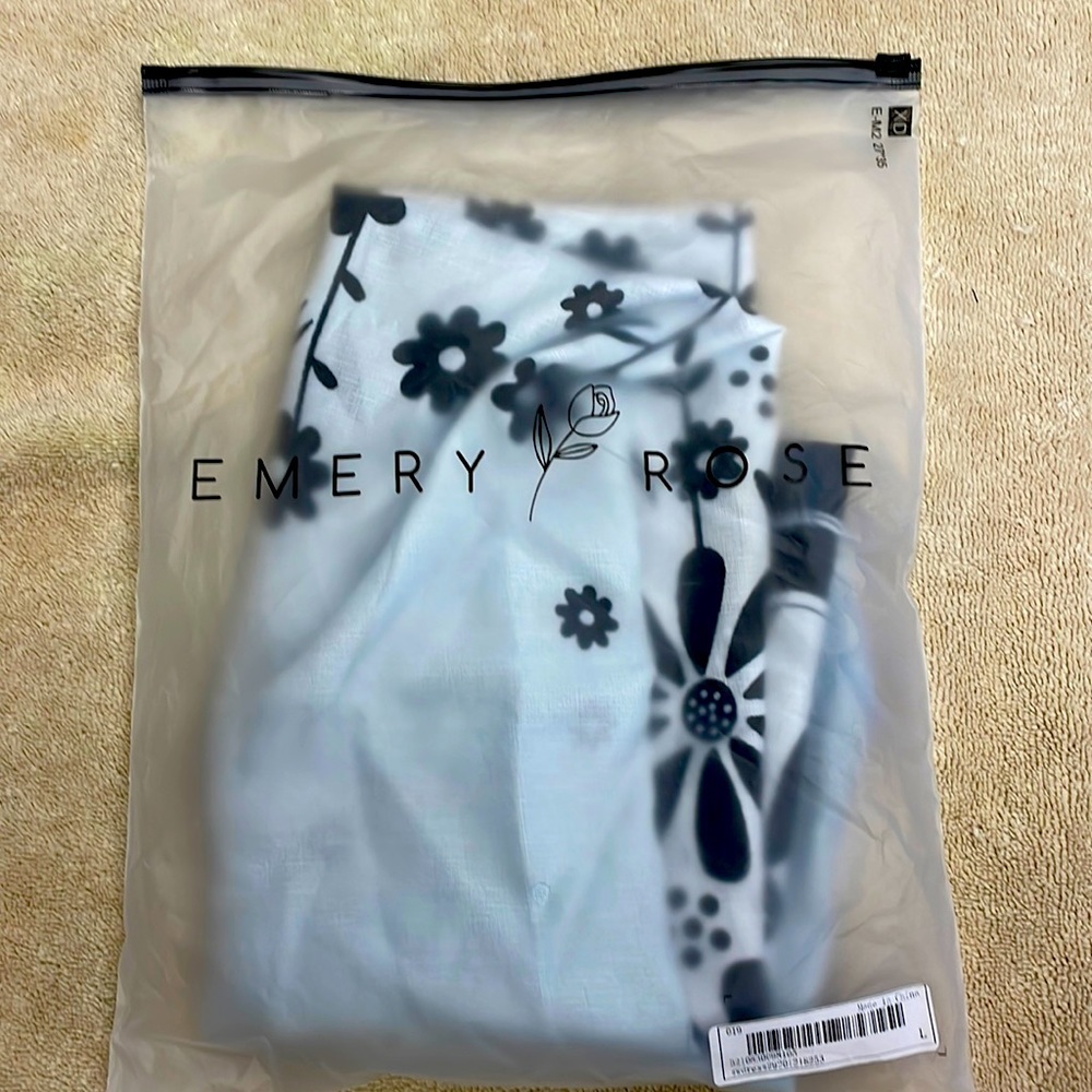 Emery Rose, swing dress, black& gray, L